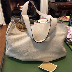 MK Fulton Large Leather East West Shoulder Bag